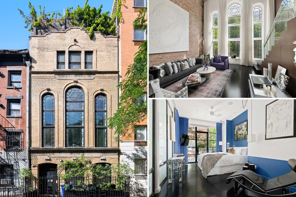 NYC Home Lovingly Converted From Fire-Damaged Synagogue Lists For $27,500/Month