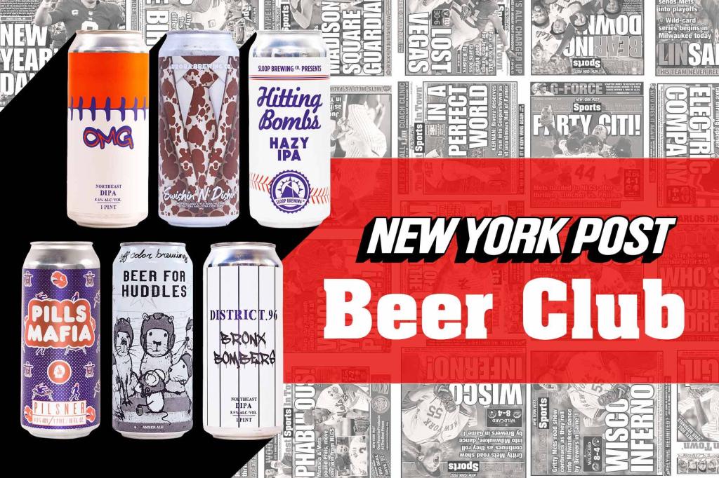 Join the New York Post x Half Time Beerage Beer Club for exclusive beers