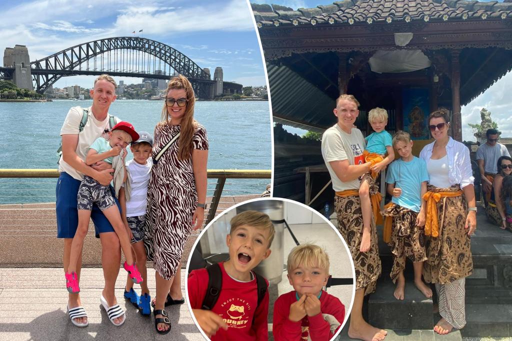 Couple take their two kids out of school to travel the world with them, have more quality family time: 'Go as far as we can'