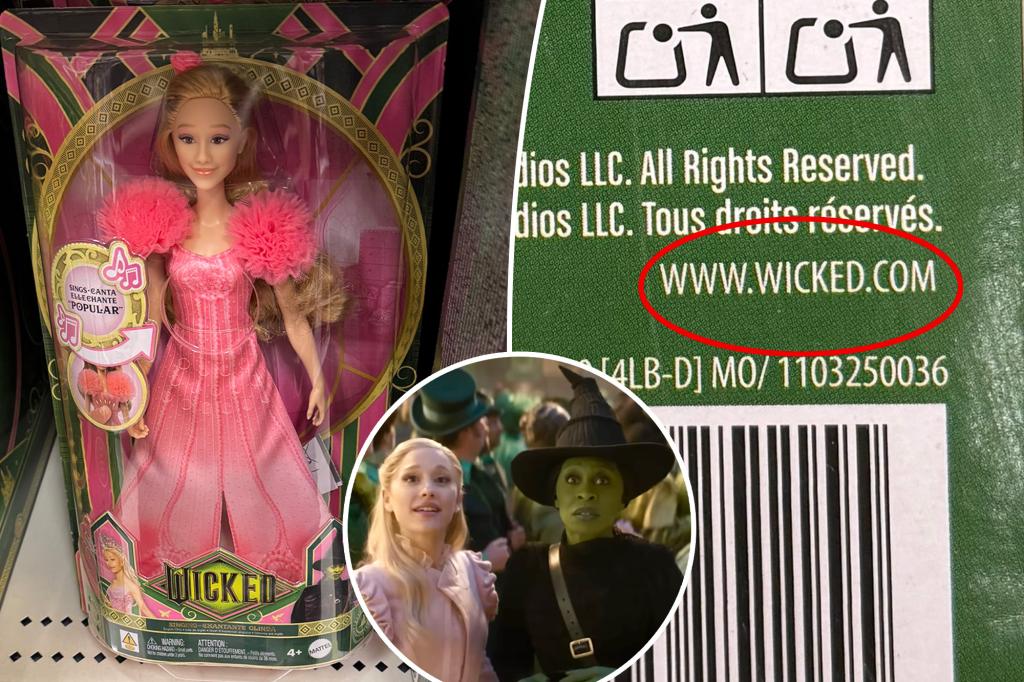 Mattel mistakenly prints pornographic pages on 'Wicked' doll boxes: 'This is unacceptable'